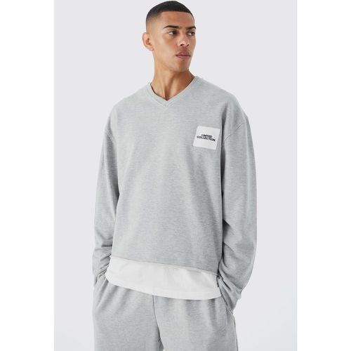 Sweat oversize imprimé homme - S - Boohooman - Modalova