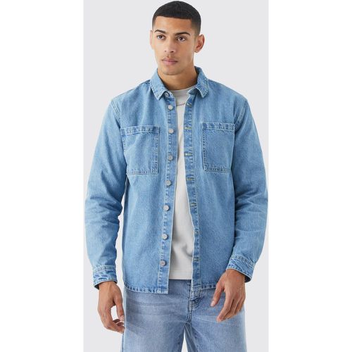 Surchemise en jean à manches longues - XS - Boohooman - Modalova