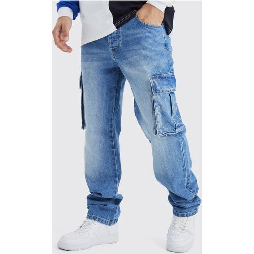 Jean cargo ample homme - 32R - Boohooman - Modalova