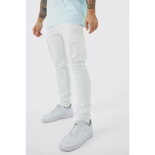 Jean cargo skinny homme - 32R - Boohooman - Modalova