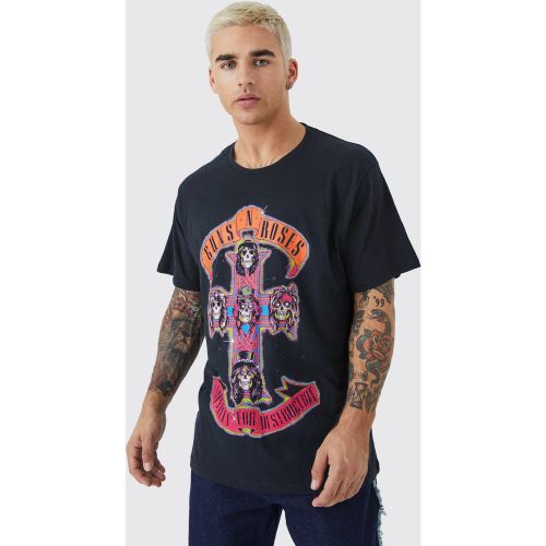 T-shirt oversize Guns N Roses - S - Boohooman - Modalova