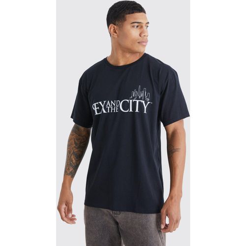 T-shirt oversize imprimé Sex And The City - Boohooman - Modalova