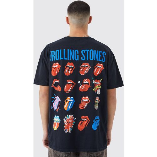 T-shirt oversize officiel Rolling Stones - Boohooman - Modalova
