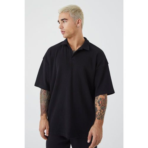 Polo oversize à manches courtes - M - Boohooman - Modalova