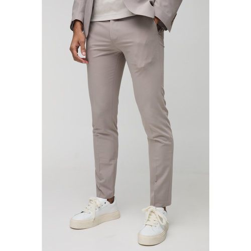 Pantalon de costume skinny court - 28 - Boohooman - Modalova