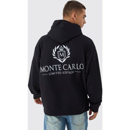 T-shirt oversize à slogan Monte Carlo homme - Boohooman - Modalova