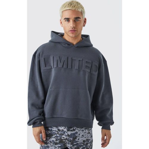 Sweat à capuche oversize imprimé - Limited Edition homme - M - Boohooman - Modalova