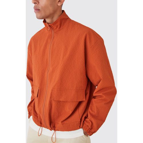 Veste Harrington zippée - S - Boohooman - Modalova