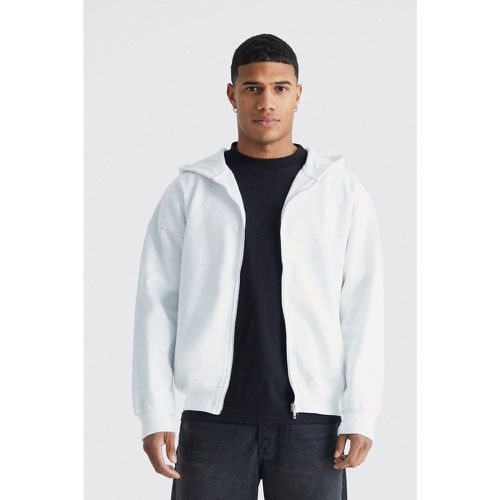 Sweat à capuche oversize zippé homme - L - Boohooman - Modalova