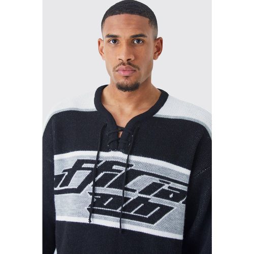 Tall - Maillot de hockey oversize noué - S - Boohooman - Modalova