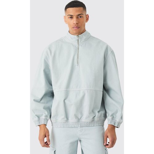 Veste oversize à col montant zippé - XL - Boohooman - Modalova