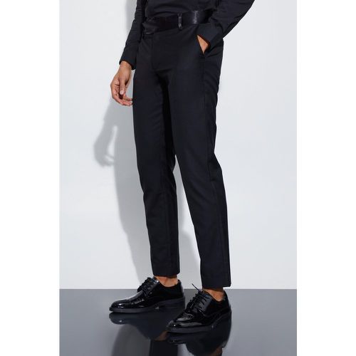 Slim Fit Tuxedo Suit Trousers - Boohooman - Modalova