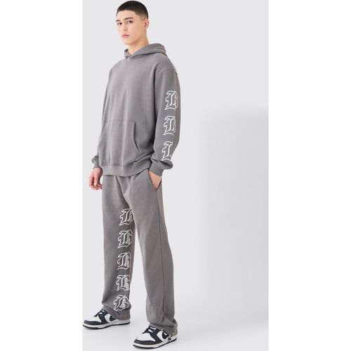 Survêtement oversize à imprimé B - S - Boohooman - Modalova