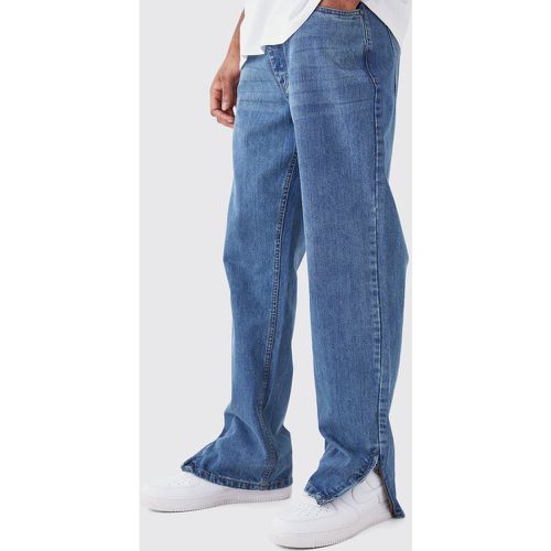 Tall - Jean ample zippé - Boohooman - Modalova