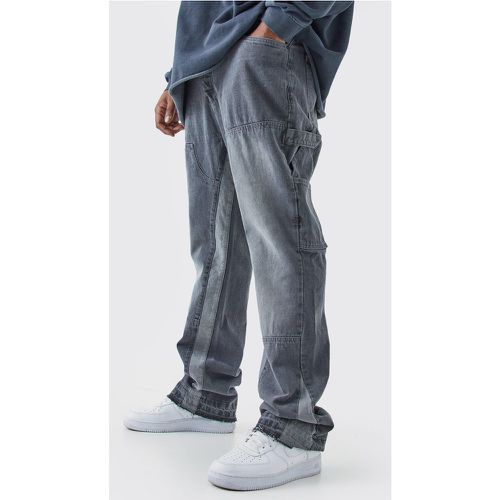 Grande taille - Jean charpentier slim - 38 - Boohooman - Modalova