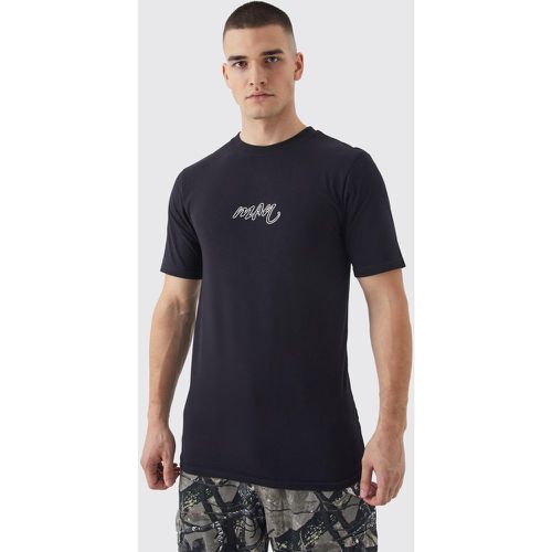 Tall - T-shirt moulant basique - MAN - M - Boohooman - Modalova