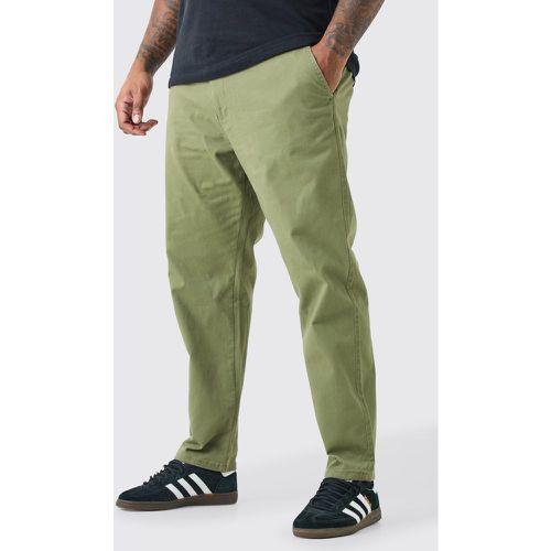 Grande taille - Pantalon chino slim à talle fixe - 40 - Boohooman - Modalova