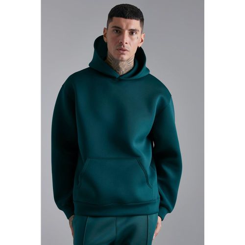 Sweat à capuche oversize en néoprène homme - M - Boohooman - Modalova