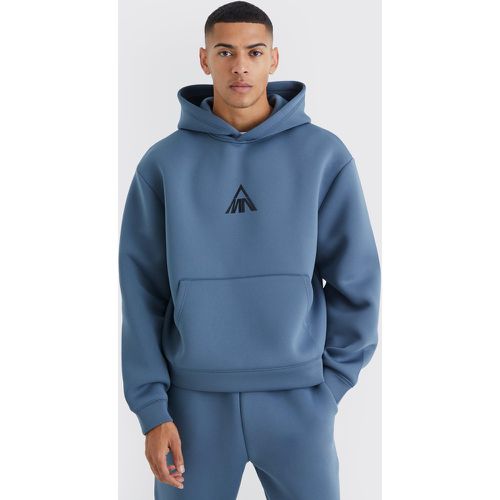 Sweat à capuche oversize en néoprène - MAN homme - S - Boohooman - Modalova