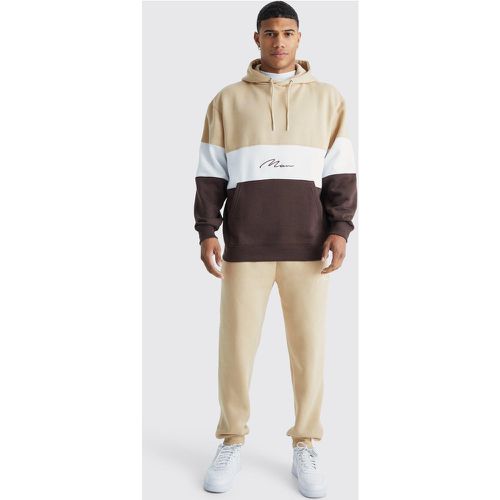 Survêtement color block - S - Boohooman - Modalova