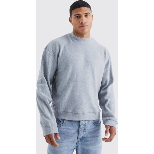 Sweat oversize côtelé homme - S - Boohooman - Modalova