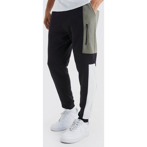 Jogging slim à empiècement contrastant - XL - Boohooman - Modalova