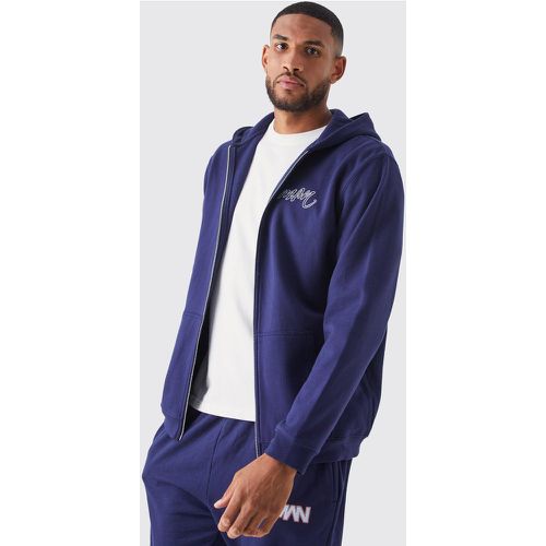 Tall - Sweat à capuche zippé - MAN homme - S - Boohooman - Modalova