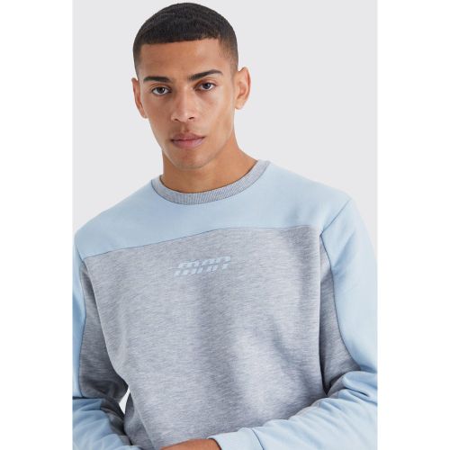 Sweat color block - MAN - M - Boohooman - Modalova