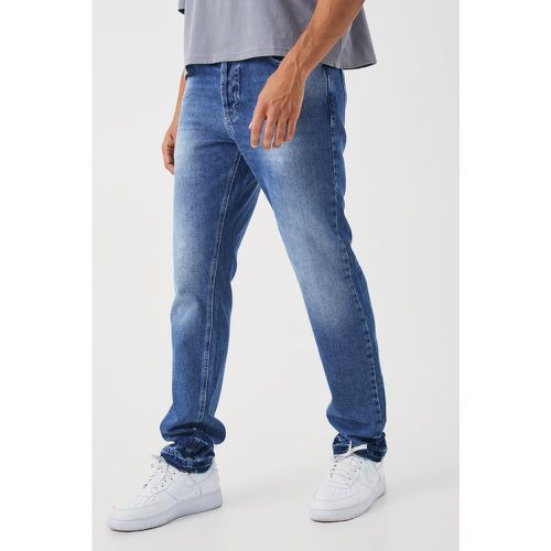 Jean droit homme - bleu - 32R, bleu - Boohooman - Modalova