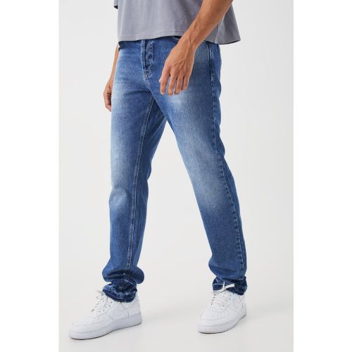 Jean droit homme - bleu - 34R, bleu - Boohooman - Modalova