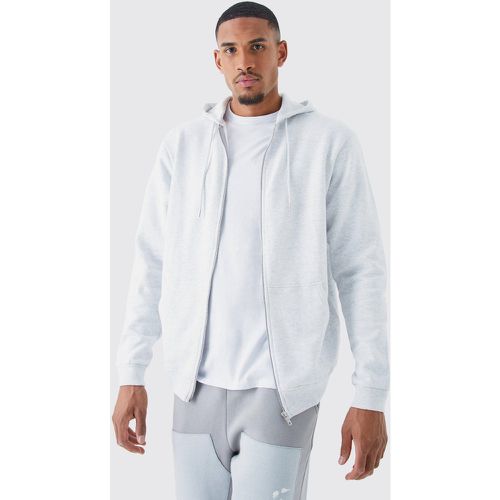 Tall - Sweat à capuche basique zippé homme - S - Boohooman - Modalova