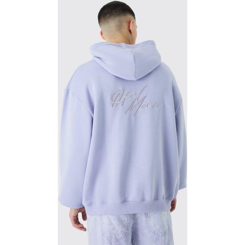 Sweat à capuche oversize à broderie 3D - Ofcl homme - L - Boohooman - Modalova