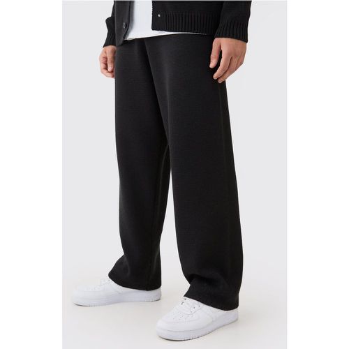 Relaxed Brushed Knitted Trouser - Boohooman - Modalova