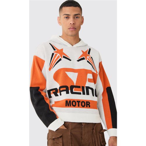 Sweat à capuche imprimé moto - L - Boohooman - Modalova