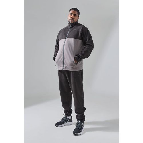 Grande taille - Survêtement technique avec sweat à capuche et jogging - MAN Active - XXL - Boohooman - Modalova