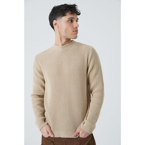 Pull en tissu gaufré - S - Boohooman - Modalova