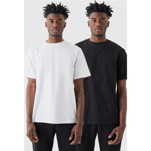 Lot de 2 t-shirts basiques - XS - Boohooman - Modalova