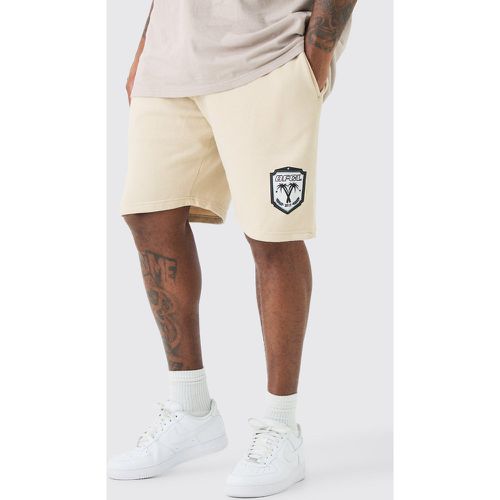 Grande taille - Short large à slogan Team Ofcl - XXL - Boohooman - Modalova