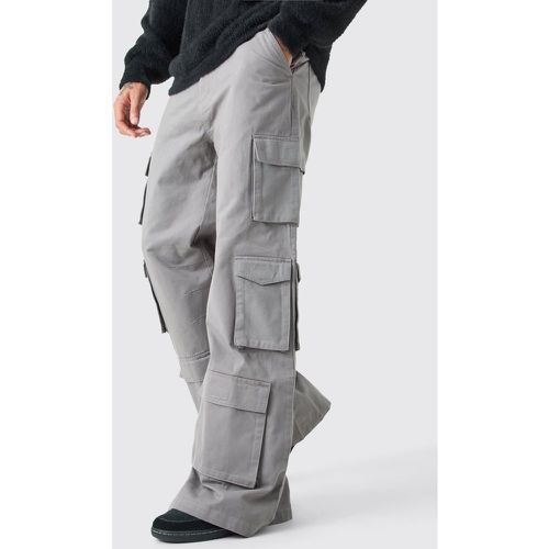 Pantalon cargo baggy à poches multiples - 28 - Boohooman - Modalova