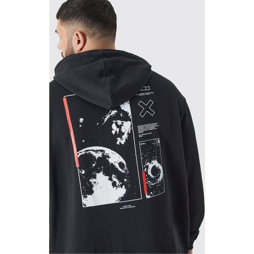 Grande taille - Sweat à capuche oversize imprimé - XXL - Boohooman - Modalova