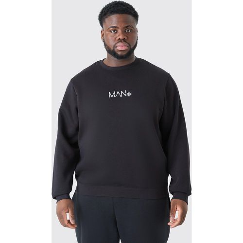 Grande taille - Sweat à col ras du cou - MAN homme - XXXXXL - Boohooman - Modalova