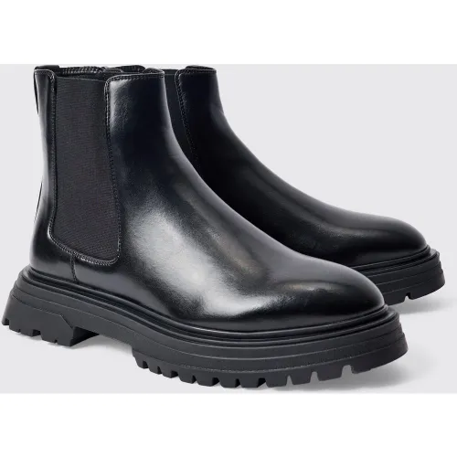 Bottines Chelsea à plateforme - 43 - Boohooman - Modalova