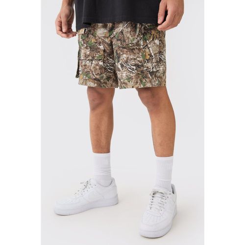 Short cargo détachable à imprimé camouflage - L - Boohooman - Modalova