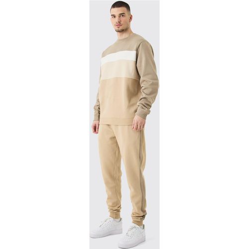 Tall - Survêtement color block - S - Boohooman - Modalova