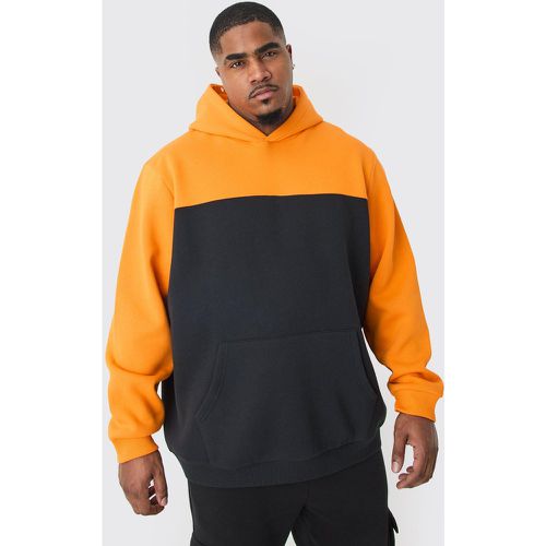 Grande taille - Sweat à capuche color block en homme - XXL - Boohooman - Modalova