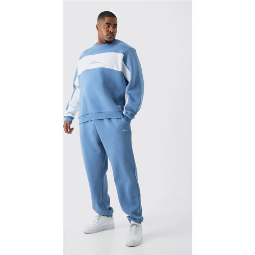 Grande taille - Survêtement color block - MAN - XXL - Boohooman - Modalova