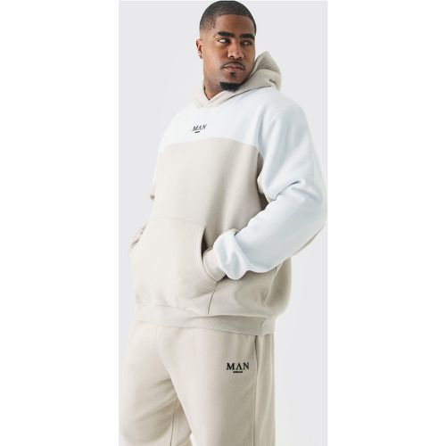 Grande taille - Survêtement color block - MAN - XXXXXL - Boohooman - Modalova