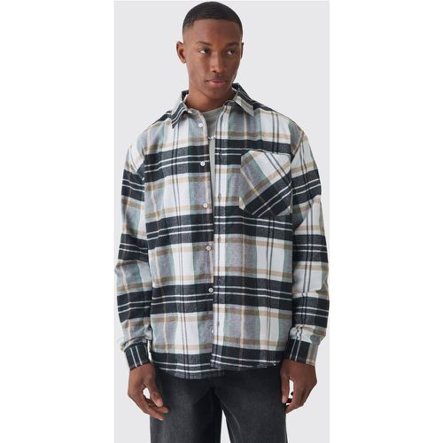 Chemise oversize à carreaux - S - Boohooman - Modalova