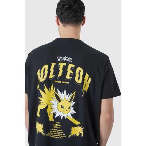 T-shirt oversize à imprimé Pokémon - M - Boohooman - Modalova