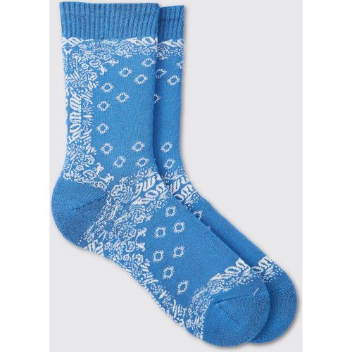 Chaussettes à imprimé bandana - ONE SIZE - Boohooman - Modalova